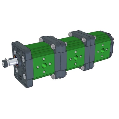 VIVOIL多联泵9M113–STANDARD MULTIPLE PUMP ø30 FLANGE