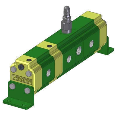 VIVOIL分流器RV-1H-DIVISORE DI FLUSSO CON SINGOLA VALVOLA DI RIFASAMENTO+MOTORE